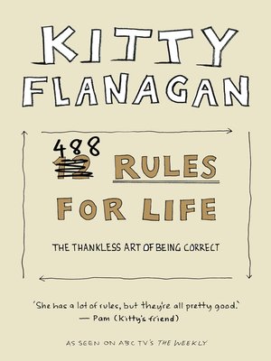 Kitty Flanagan's 488 Rules for Life - ebook